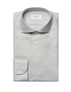 Slim Fit Skjorta Fine Twill Ljusgrön Stl 44