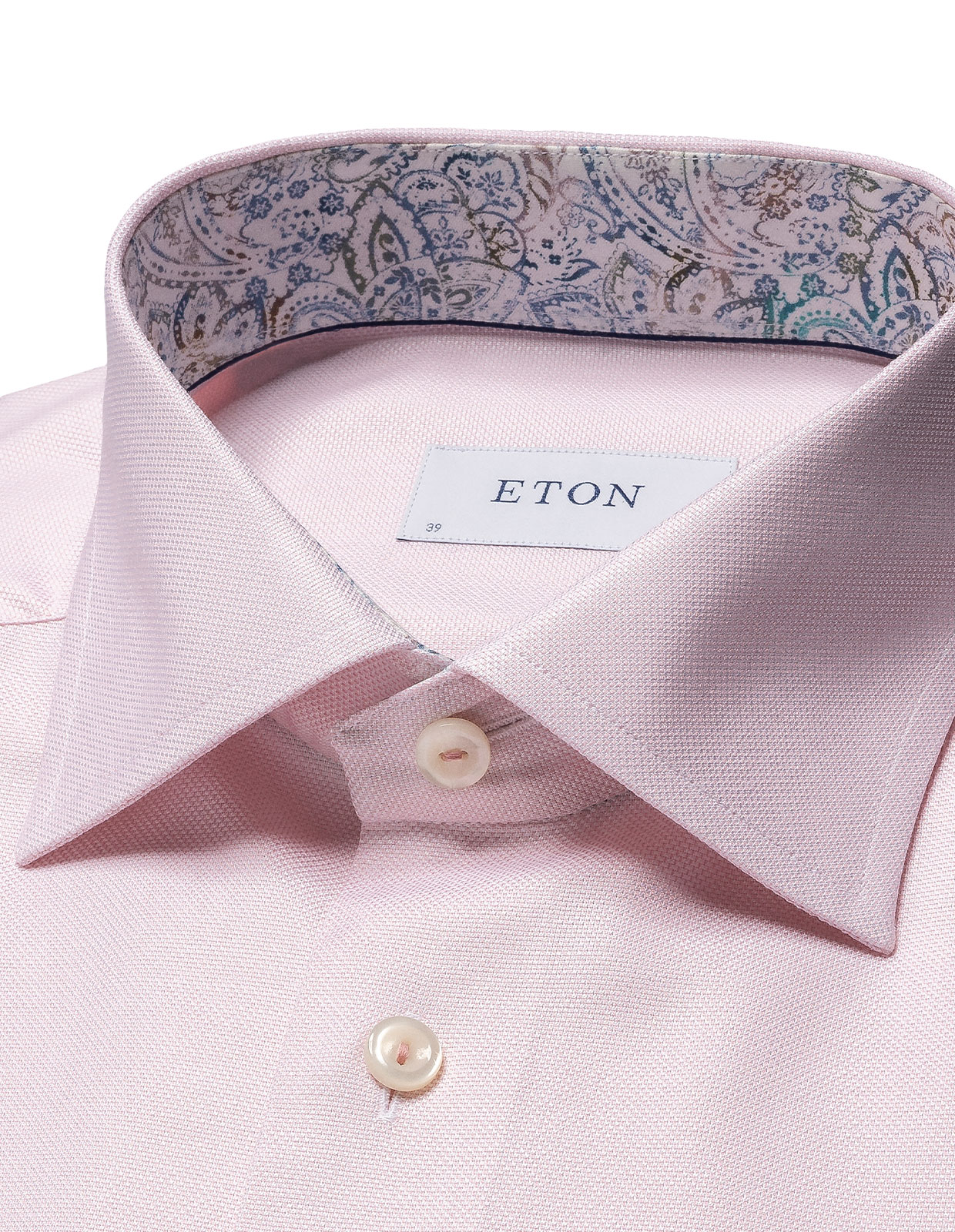 Slim Fit Skjorta Oxford Rosa