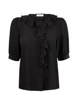Xilla Blouse Silk Black