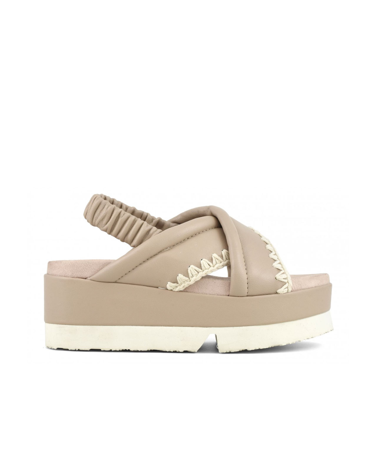 Platå Sandaler Beige Stl 41