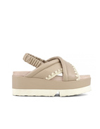 Platå Sandaler Beige Stl 37