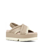 Platå Sandaler Beige Stl 36