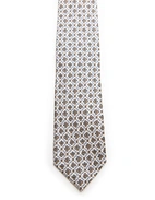 Slips Siden Mönstrad Offwhite One Size