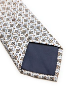 Slips Siden Mönstrad Offwhite One Size