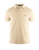 Pikétröja Custom Slim Fit Beige