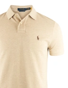 Pikétröja Custom Slim Fit Beige