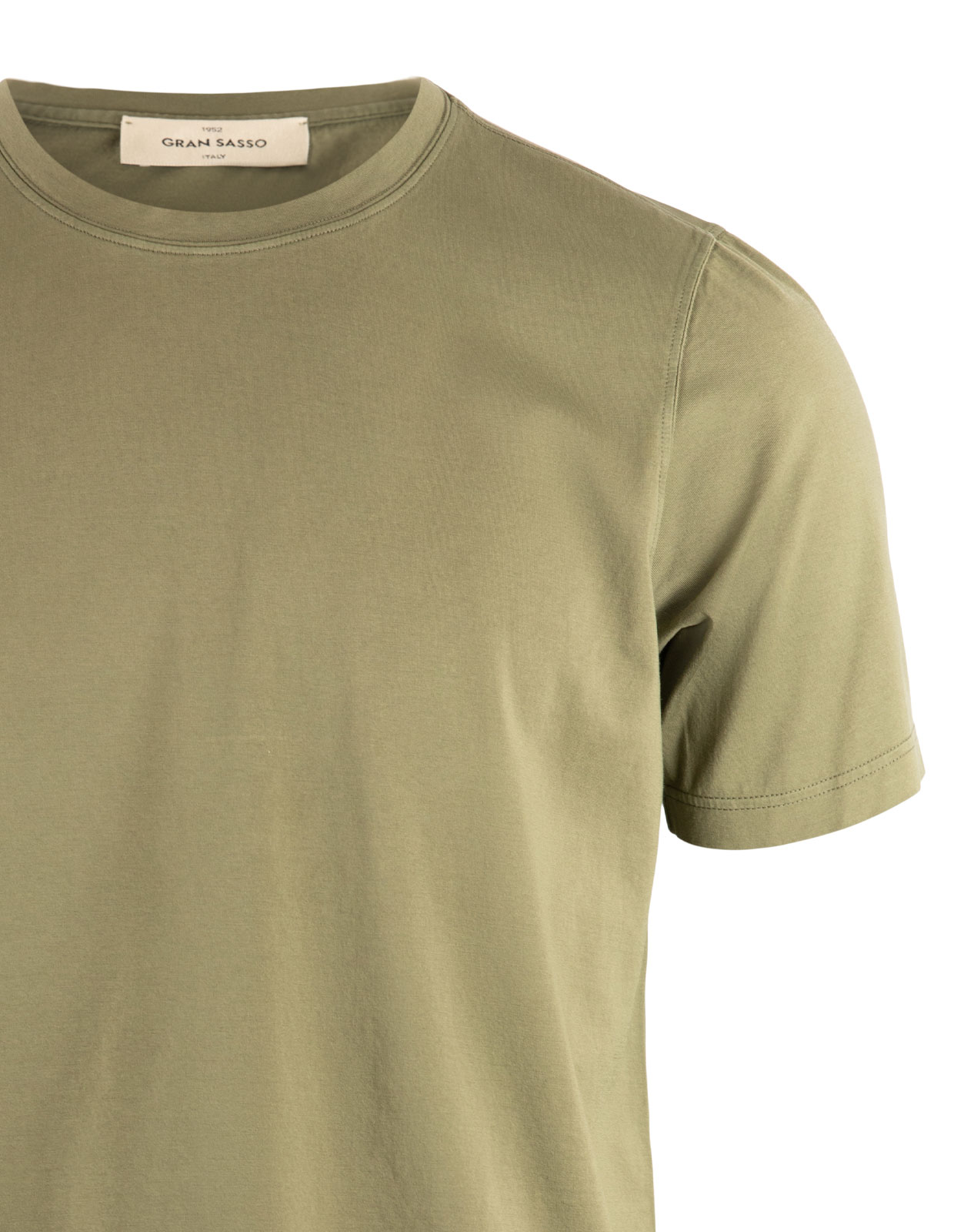 T-Shirt Bomull Olivgrön