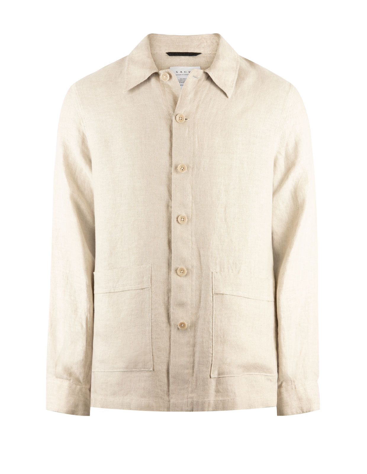 Overshirt Linne Beige