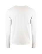 Långärmad T-shirt Pimabomull Vit Stl XL