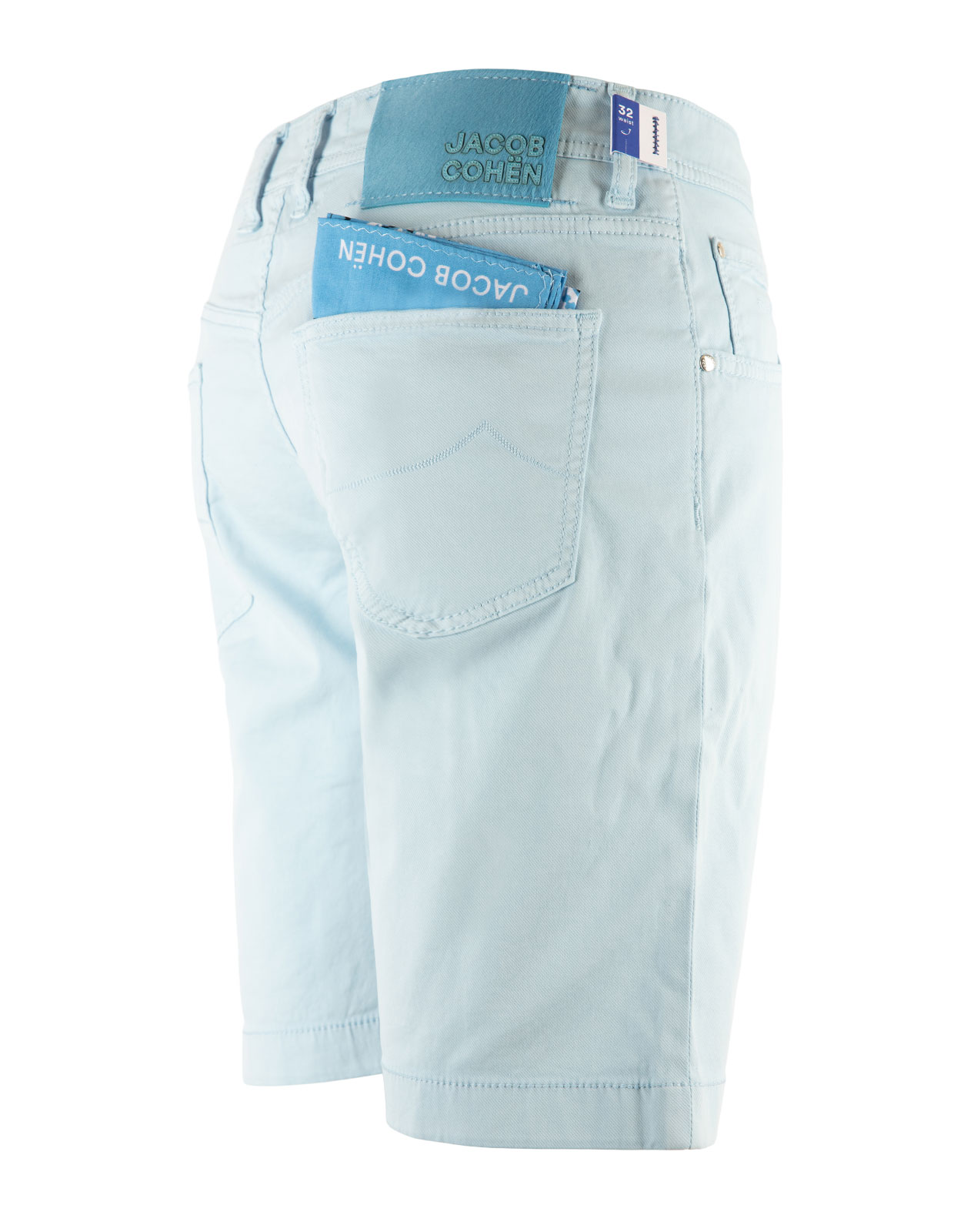 Nicolas 5-Pocket Shorts Ljusblå