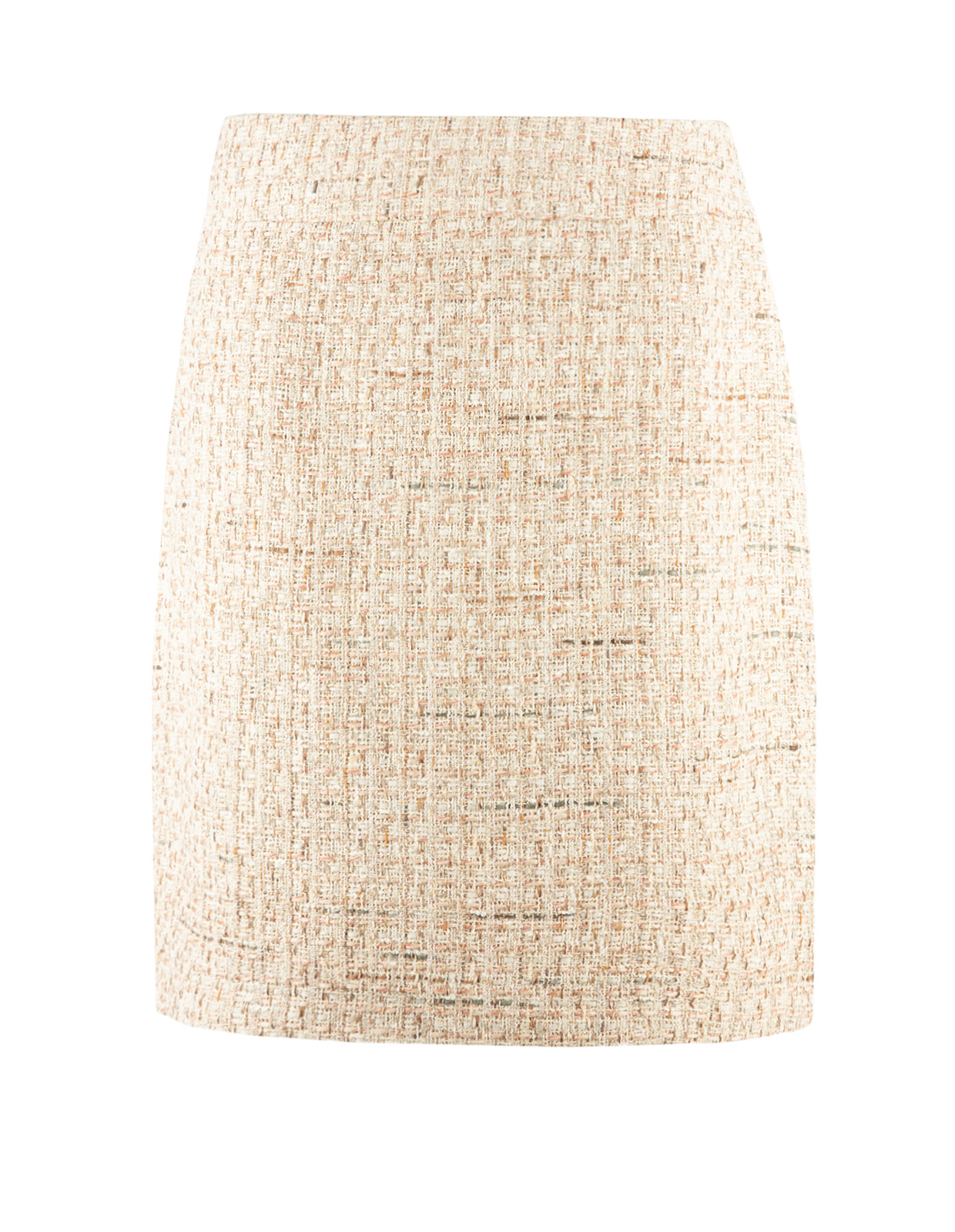 Sivan Bouclé Kjol Beige Stl 46