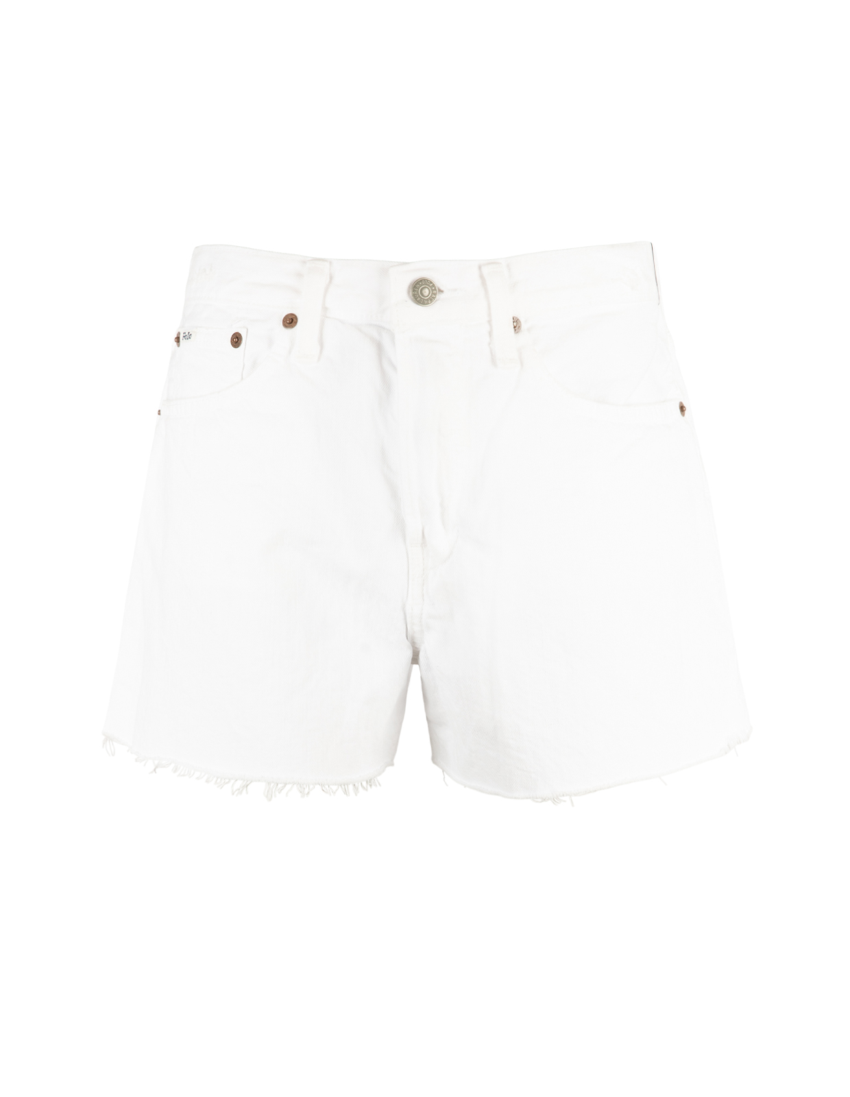 Jeansshorts Vit