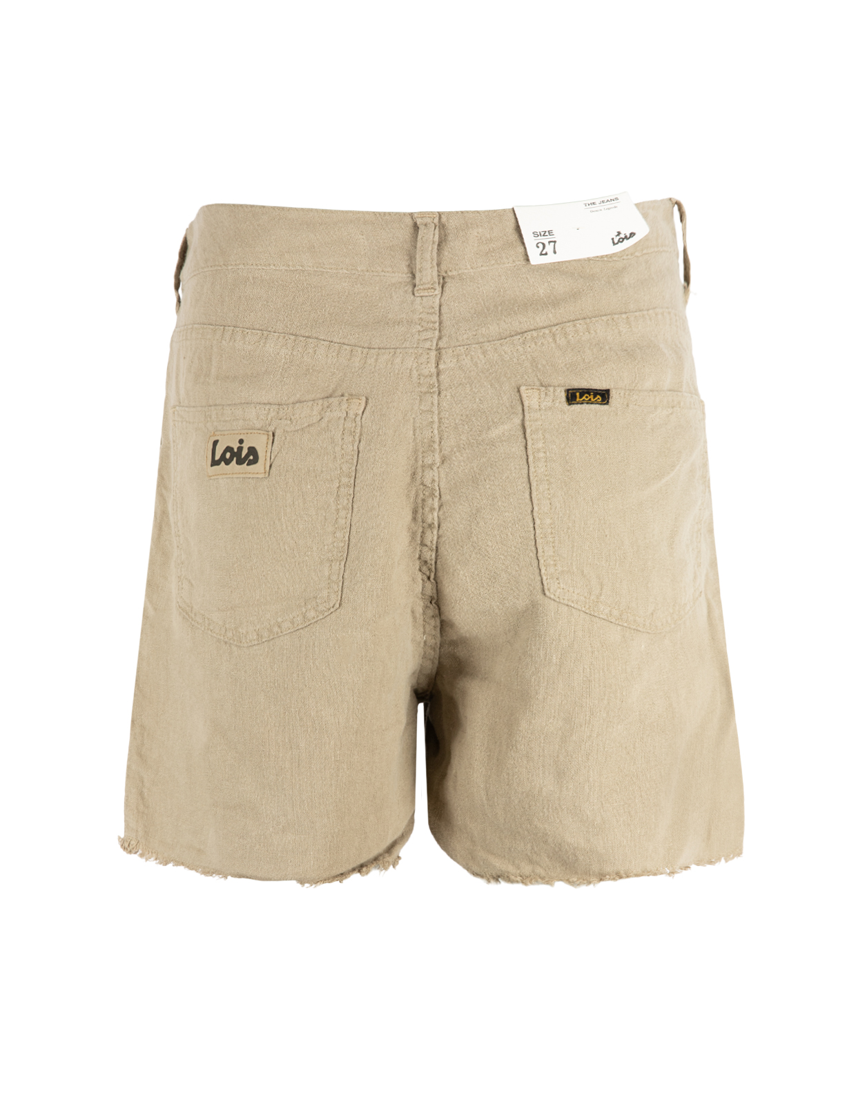 Maya Shorts Linne Ljusbeige