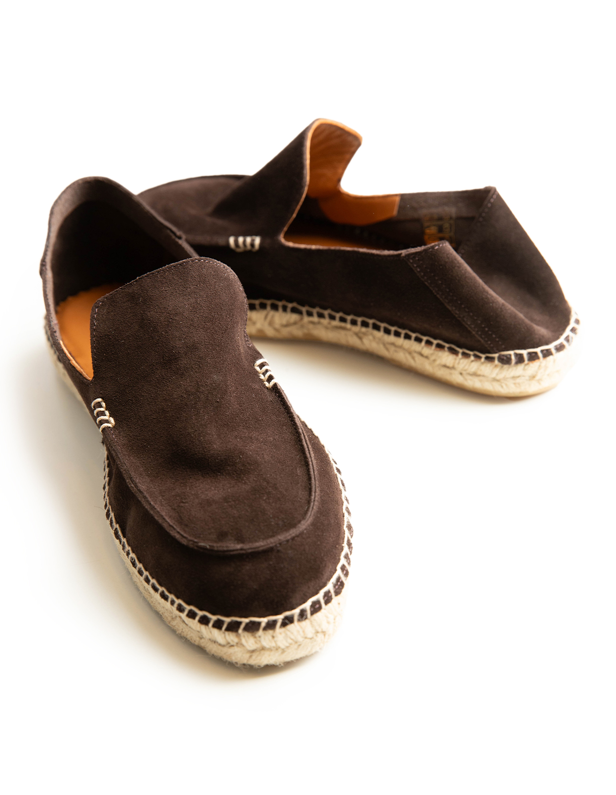 Espadriller Loafers Mocka Brun 43