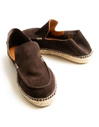 Espadriller Loafers Mocka Brun 43