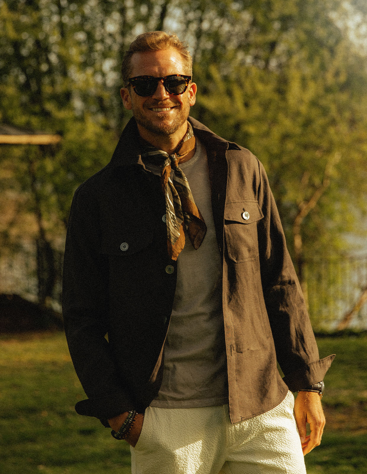 Maverick Overshirt Brun Stl M