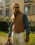 Dandy Väst Bomullstwill Beige 50
