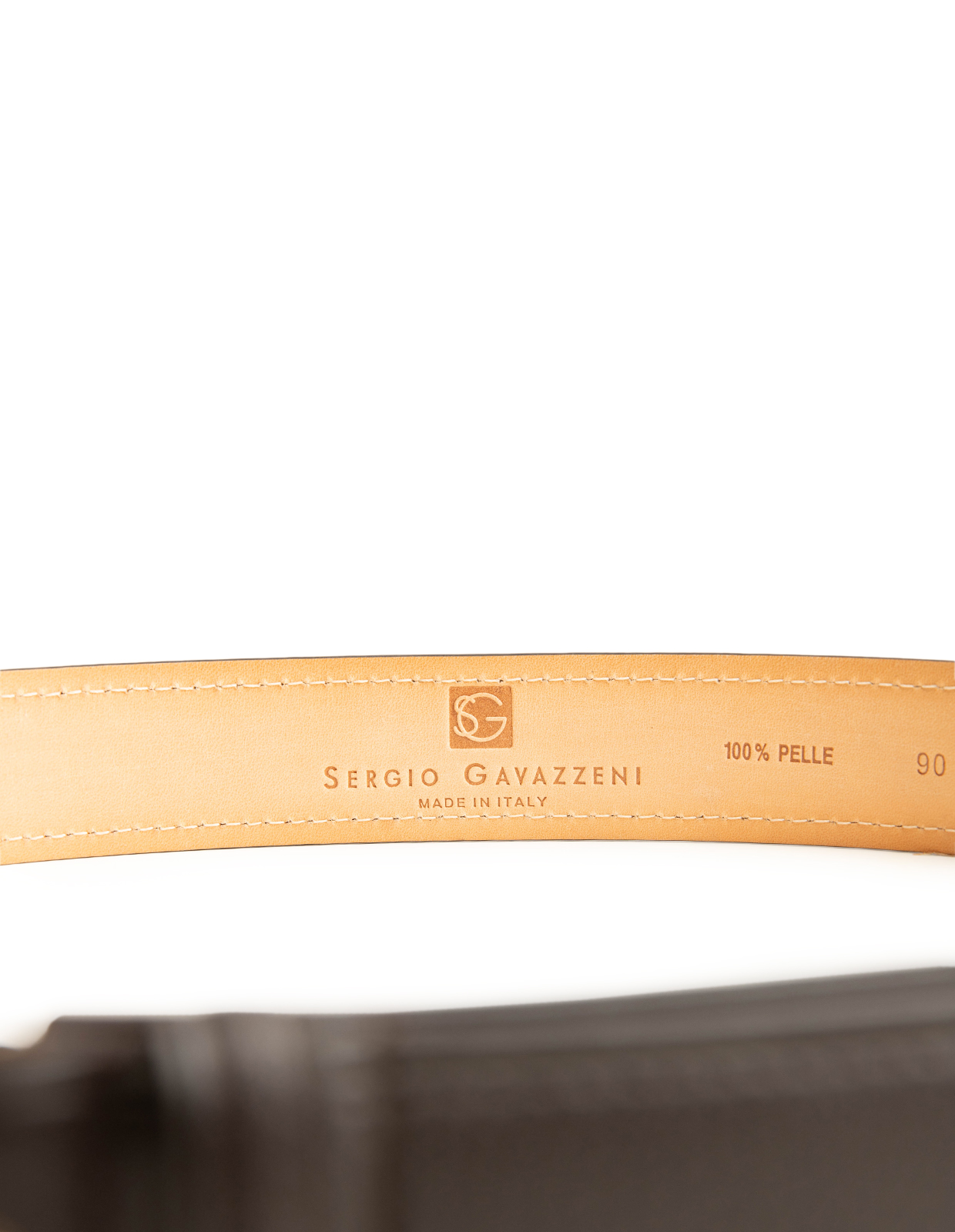 Adria Leather Belt Dark Brown Stl 110