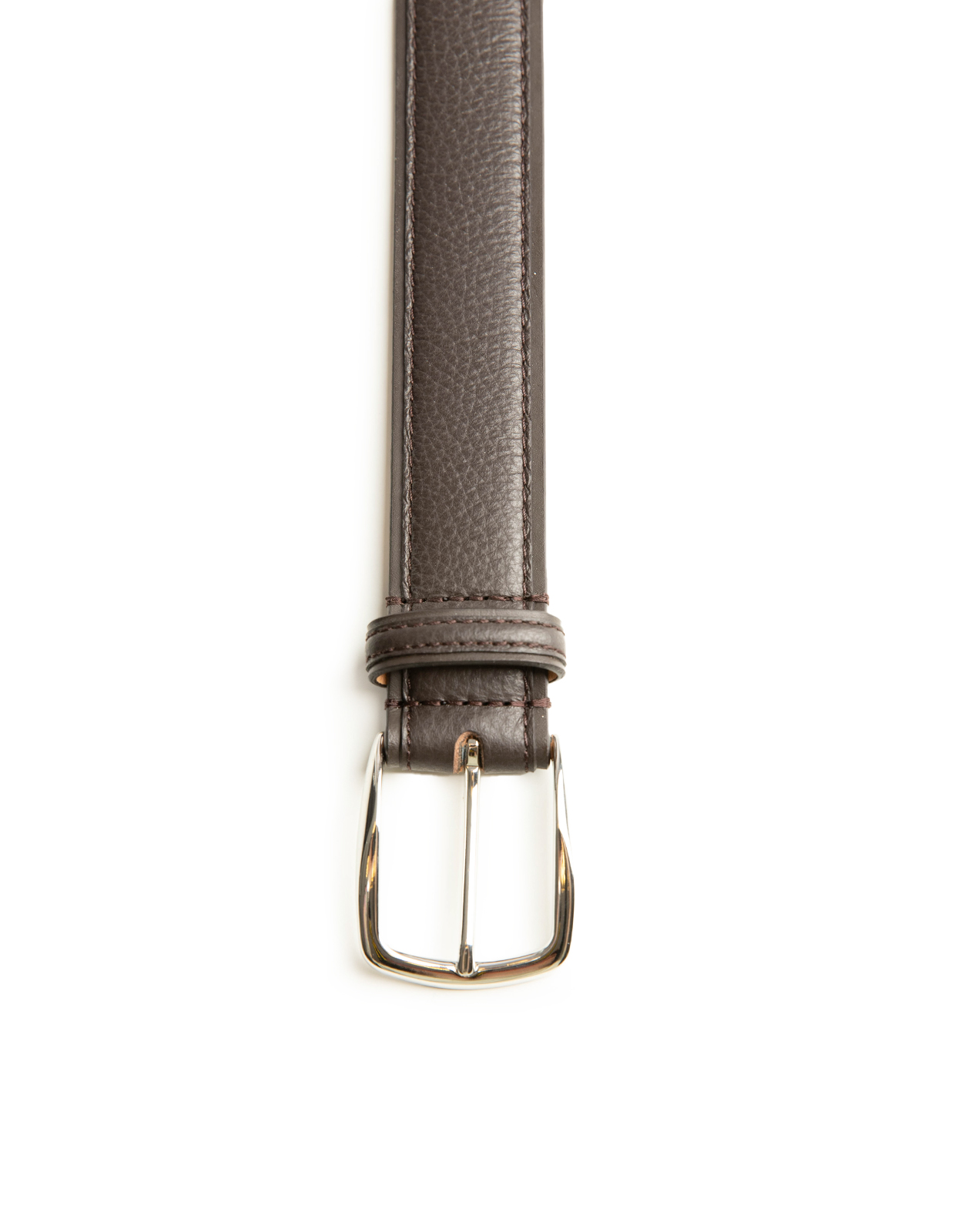 Adria Leather Belt Dark Brown Stl 120