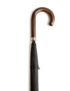 GT1 Paraply Trähandtag Brun/Svart One Size