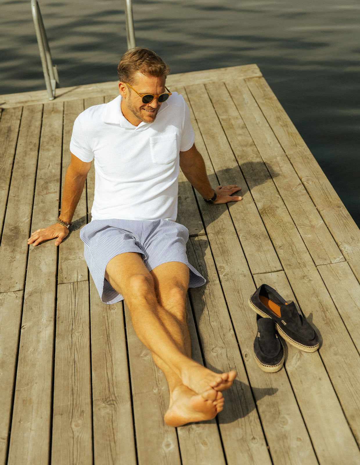 Espadriller Loafers Mocka Navy