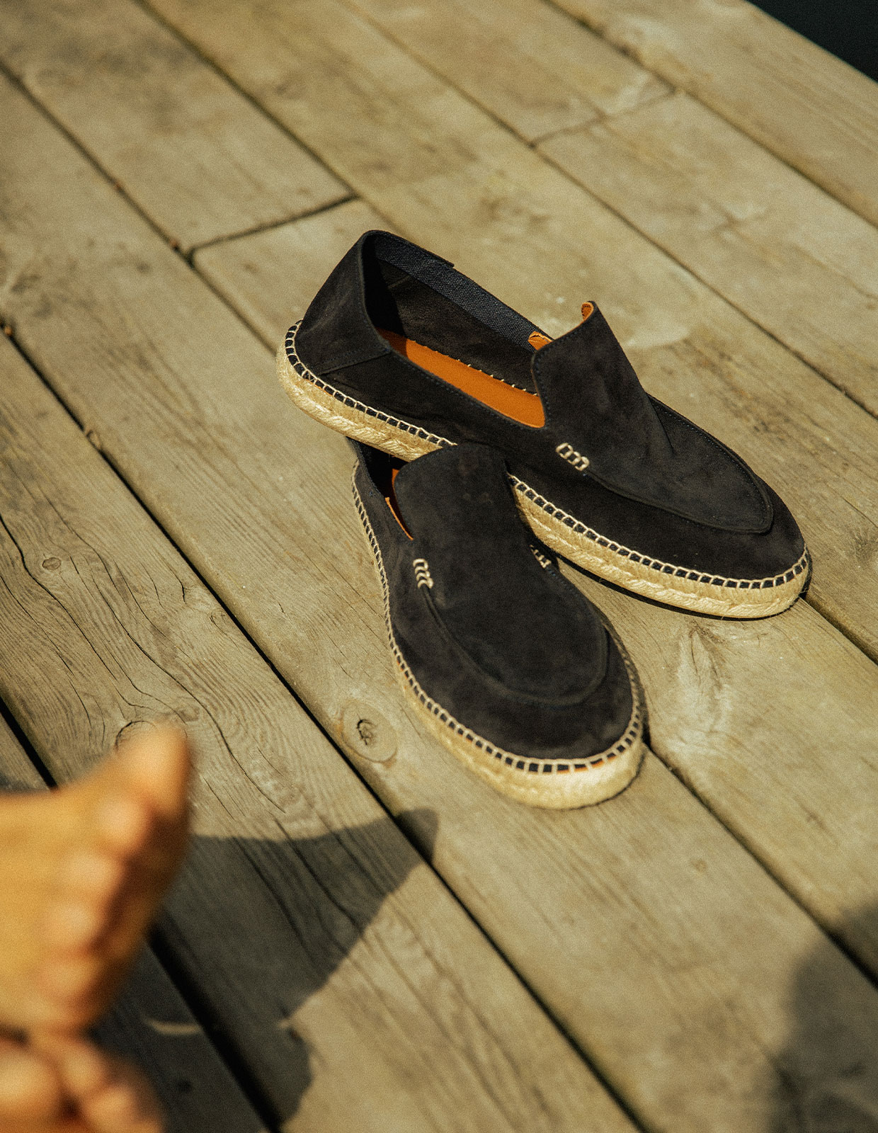 Espadriller Loafers Mocka Navy 45
