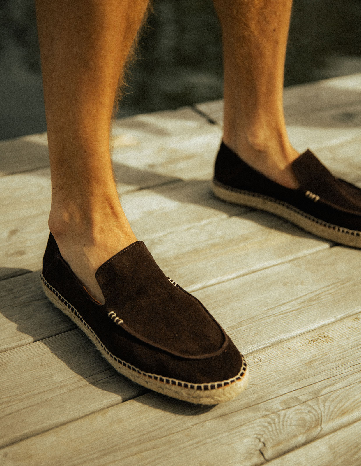 Espadriller Loafers Mocka Brun