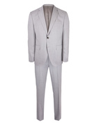 Jeckson Lenon Wool Suit Solid Medium Grey Stl 54