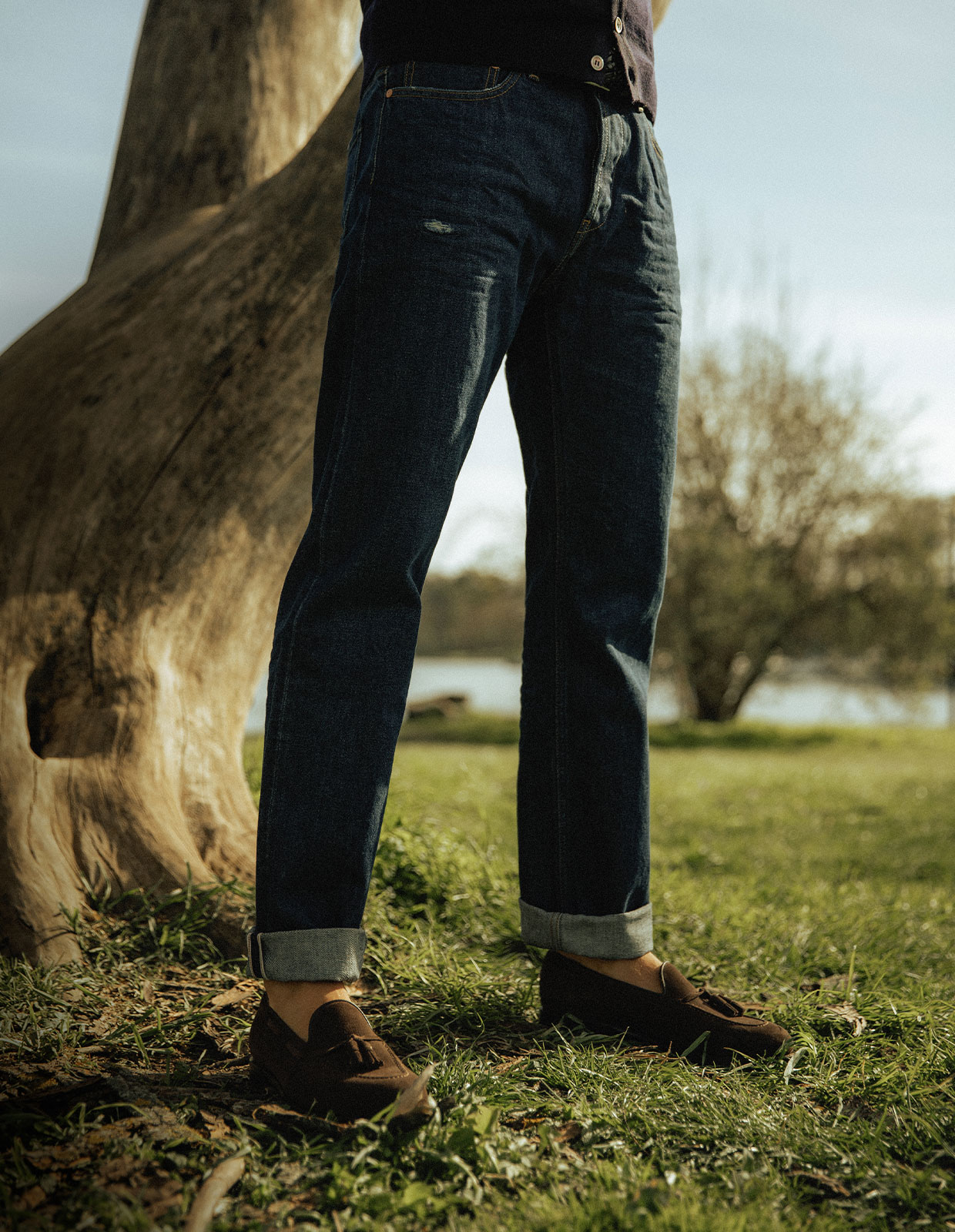 Tassel Loafers Mocka Brun Stl 8