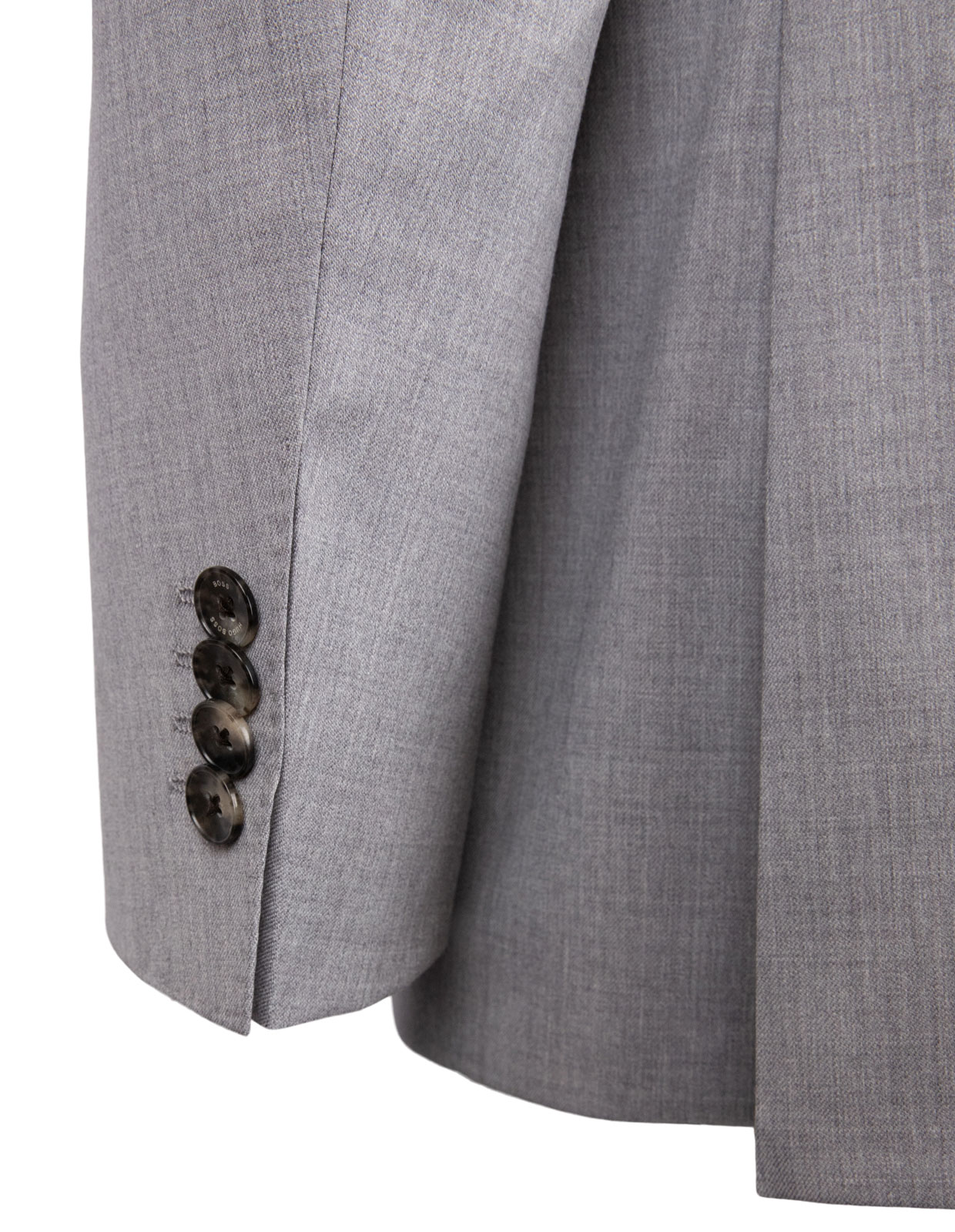 Jeckson Lenon Wool Suit Solid Medium Grey Stl 112