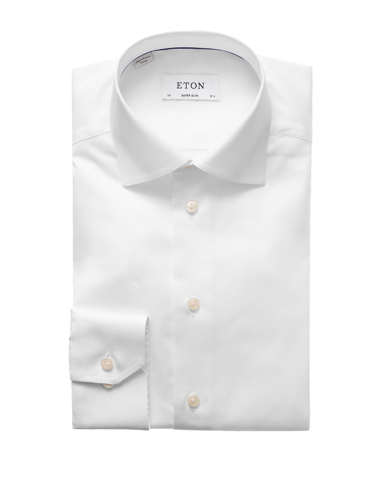 Super Slim Fit Skjorta Signature Twill Vit