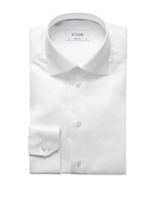 Super Slim Fit Skjorta Signature Twill Vit