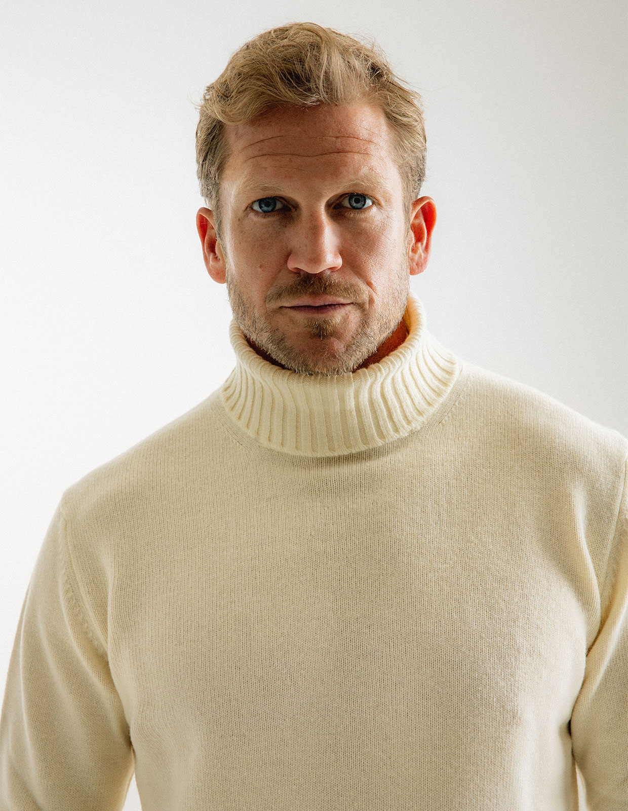 Polotröja Ull/Cashmere Benvit