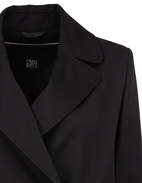 Wool coat with collar Black Stl 46
