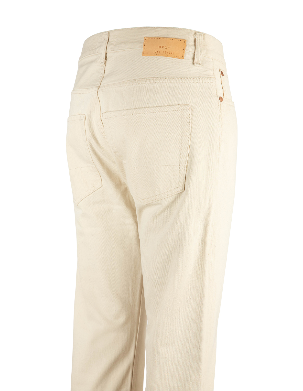 Davide Regular Selvedge Denim Ecru