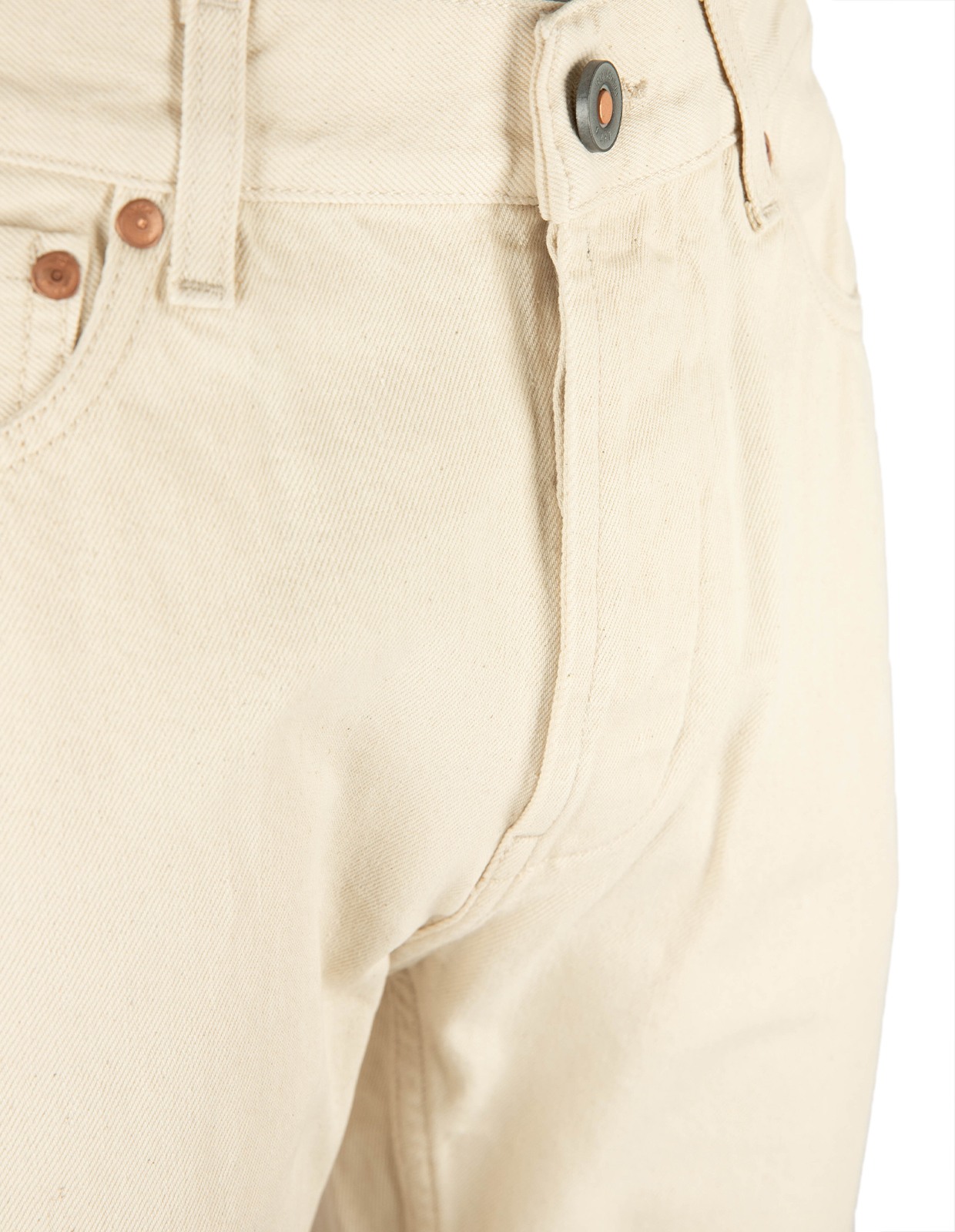 Davide Regular Selvedge Denim Ecru