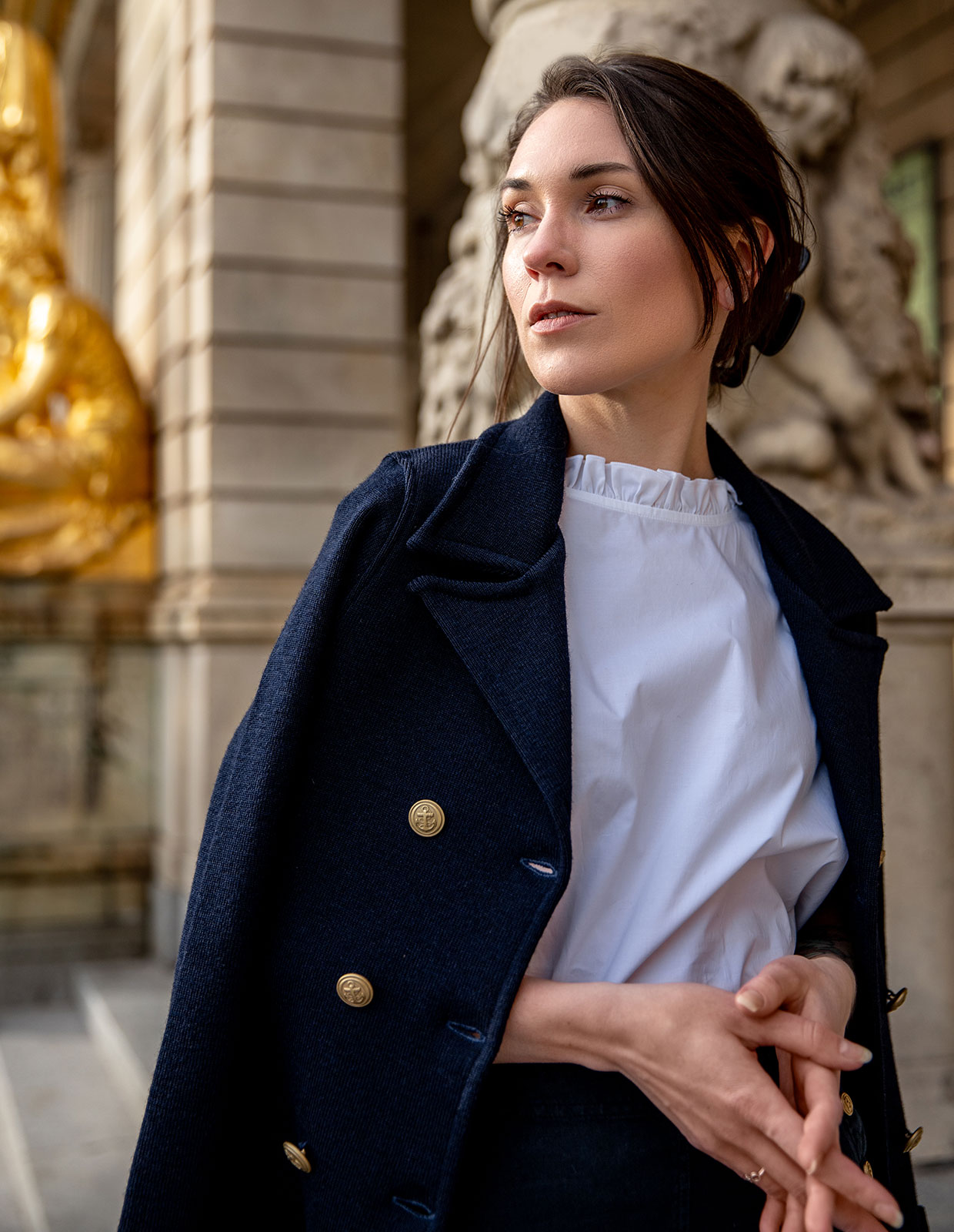 Victoria Cardigan Marinblå