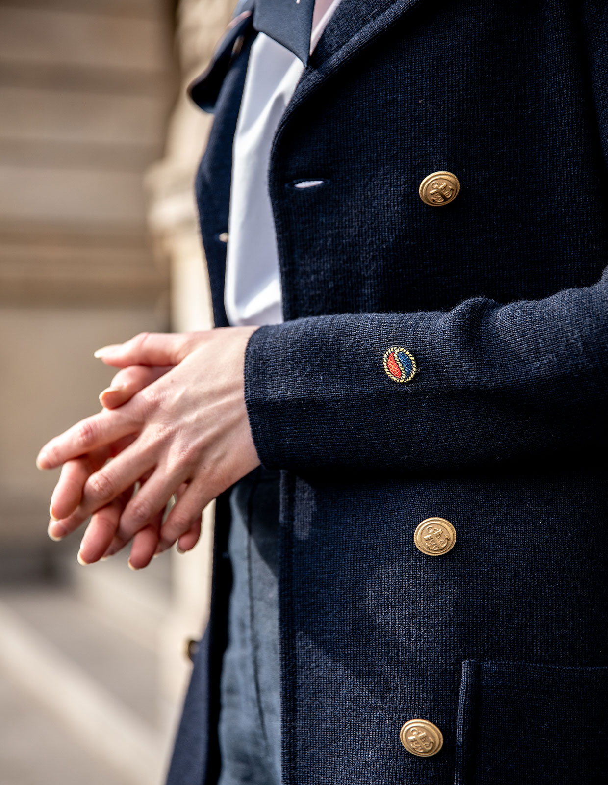 Victoria Cardigan Marinblå