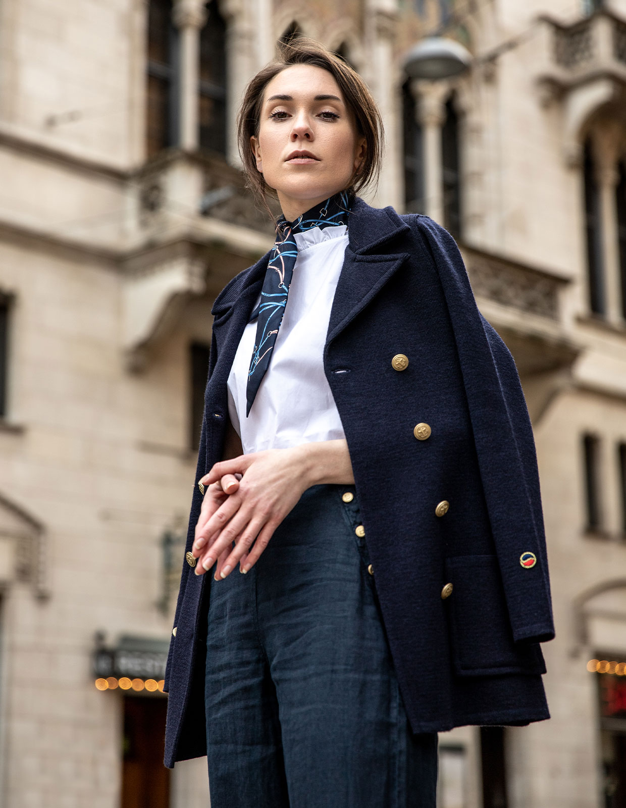 Victoria Cardigan Marinblå