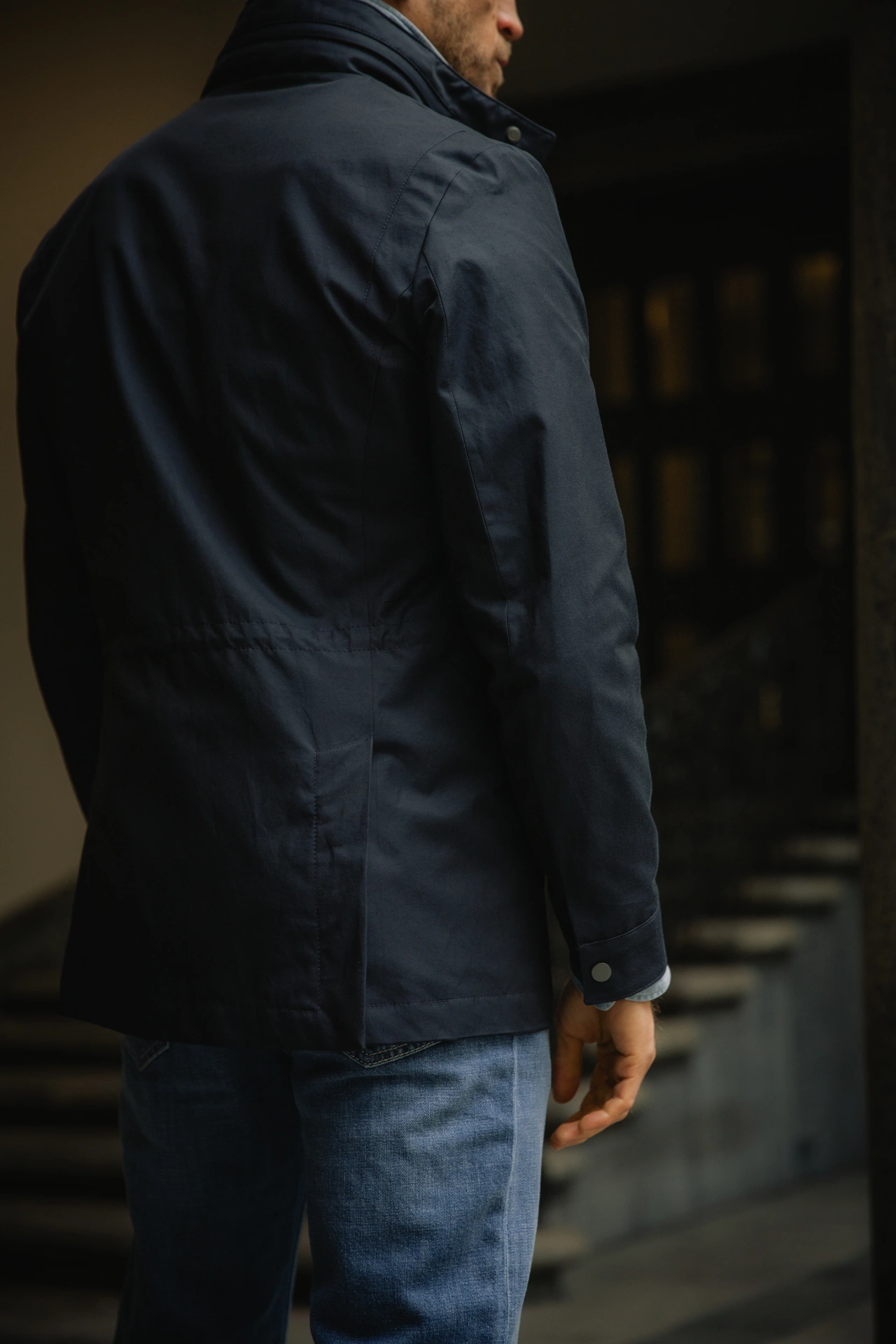Firenze Field Jacket Vattenavvisande Navy