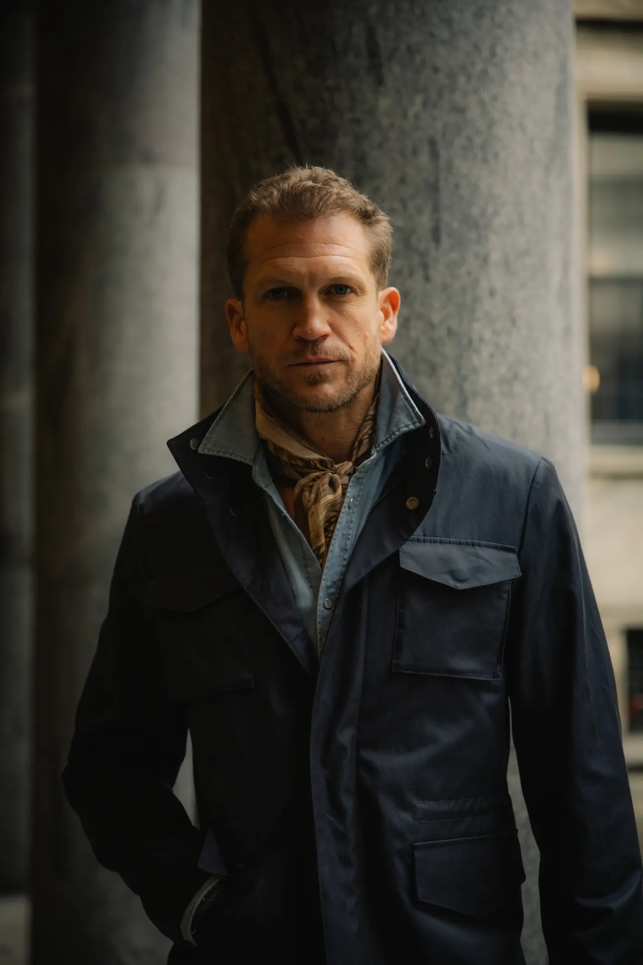 Firenze Field Jacket Vattenavvisande Navy