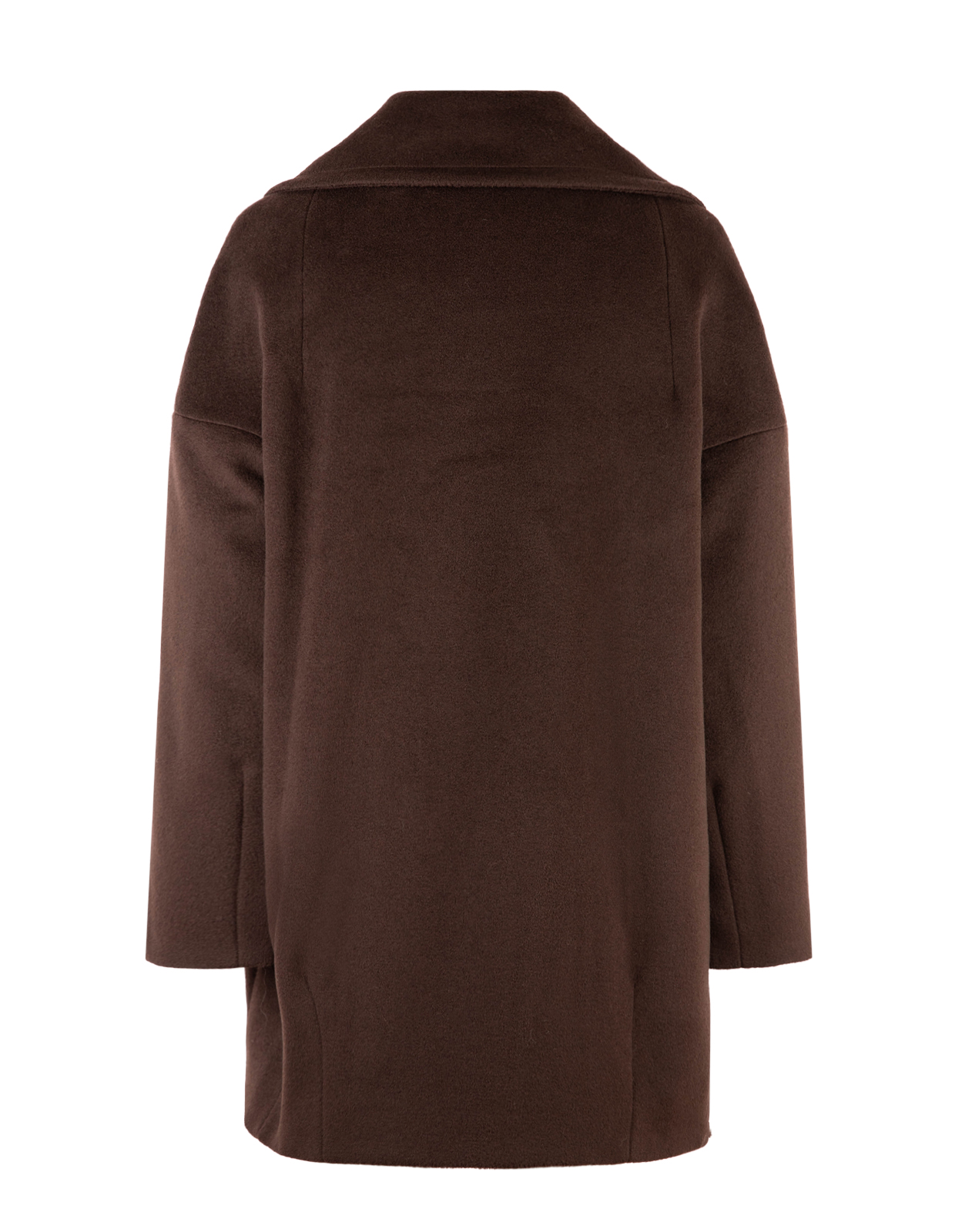 Peacoat Ull Mörkbrun