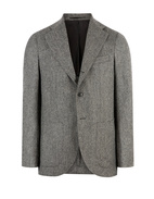 Firenze Blazer Tweed Grå Fiskben Stl 46