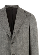 Firenze Blazer Tweed Grå Fiskben Stl 46