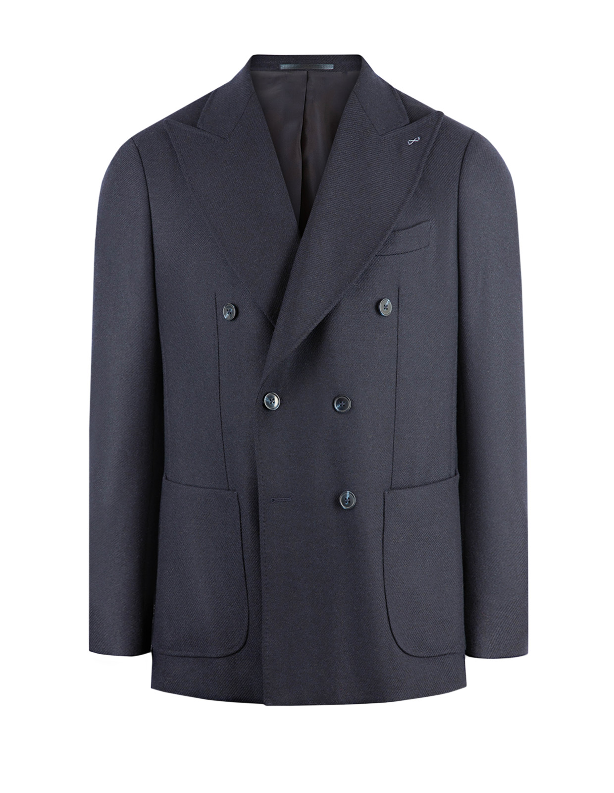 Firenze Dubbelknäppt Blazer Tweed Mörkblå