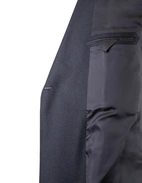 Firenze Dubbelknäppt Blazer Tweed Mörkblå Stl 52