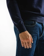 Half Zip Tröja Merinoull Navy XXL