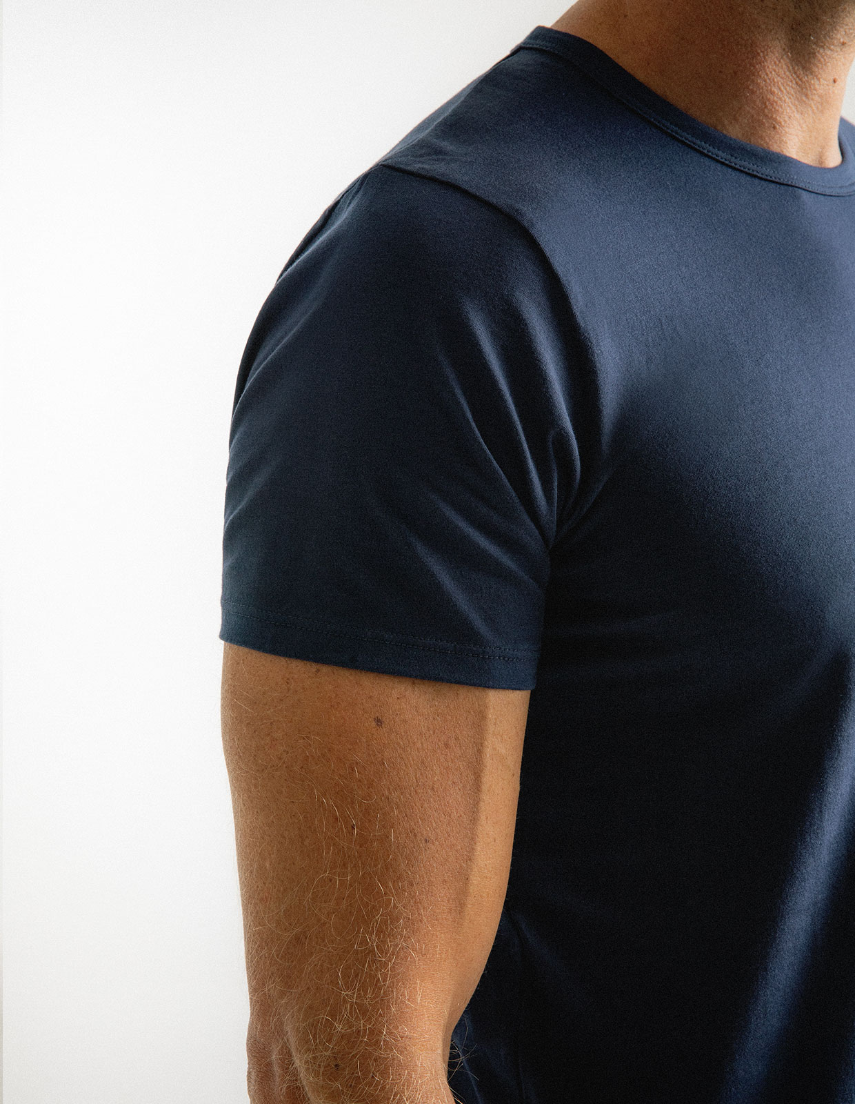 T-shirt Pimabomull Marinblå XL