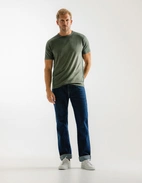 T-shirt Pimabomull Vintage Khakigrön XXL