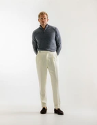 Half Zip Tröja Merinoull Grå 3XL